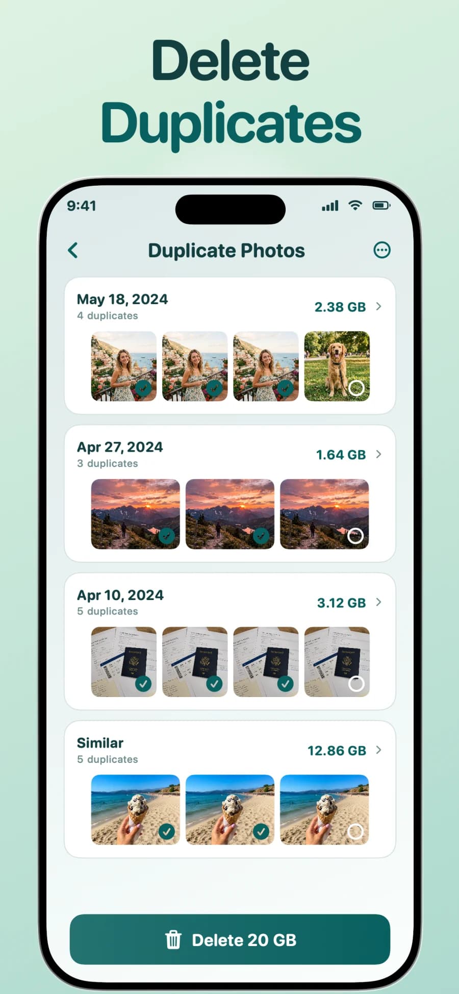 Whoosh Smart Cleaner: app screen 3